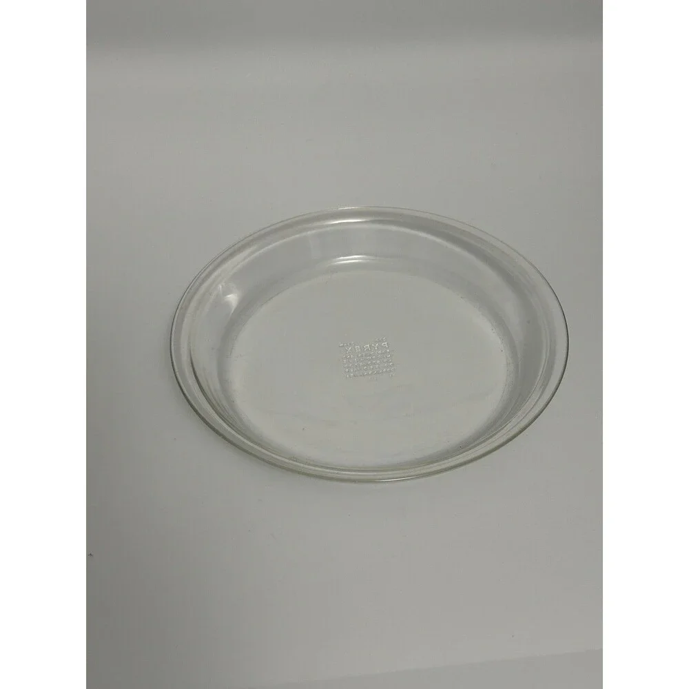 Vintage PYREX 209 Clear Glass 9” Pie Plate 23cm Corning NY USA Baking Dish